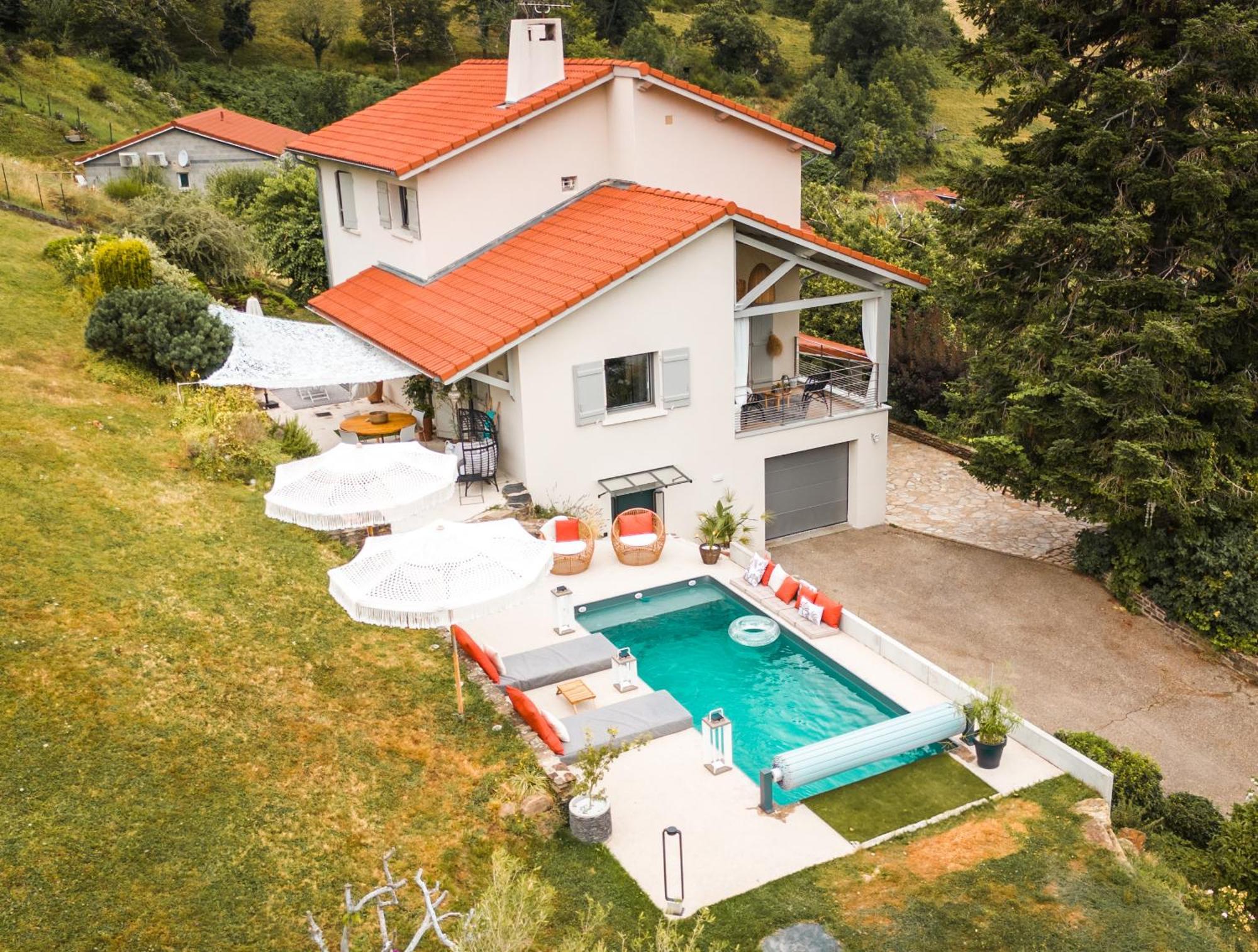 Les Terrasses Du Pilat La Valla-en-Gier Exterior foto